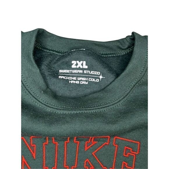 Sweetwear Studios Men’s 2XL Sweater Green Jason Graphic Crewneck NEW - Picture 4 of 5